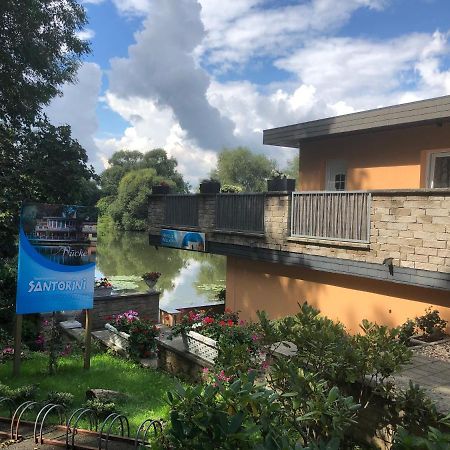 Pension Am See Torgau Esterno foto